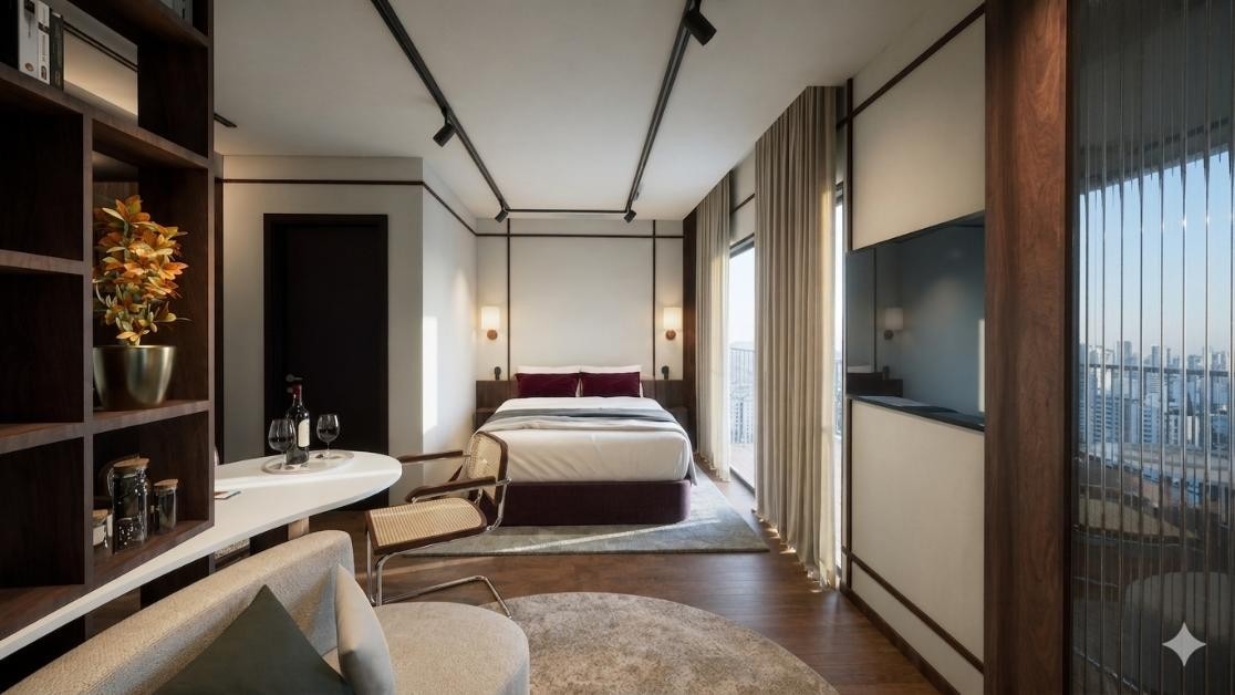 Hotel Prior Velho — quarto com vista da cidade