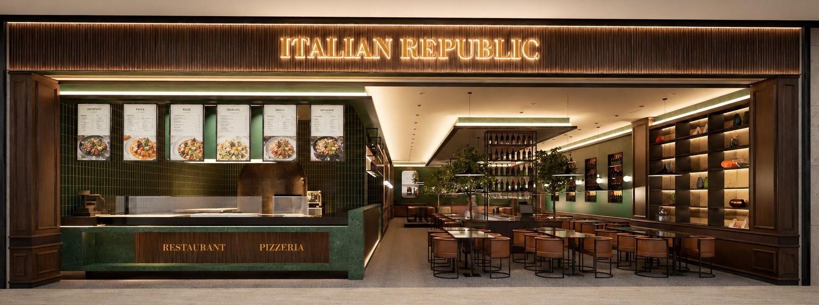 Italian Republic — fachada, outro ângulo