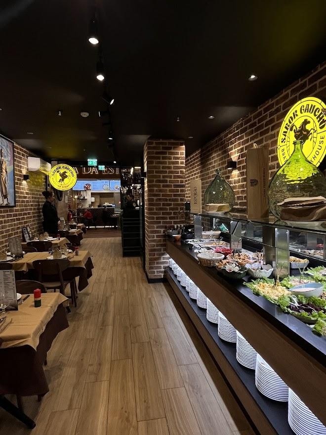 Sabor Gaúcho — balcão de buffet